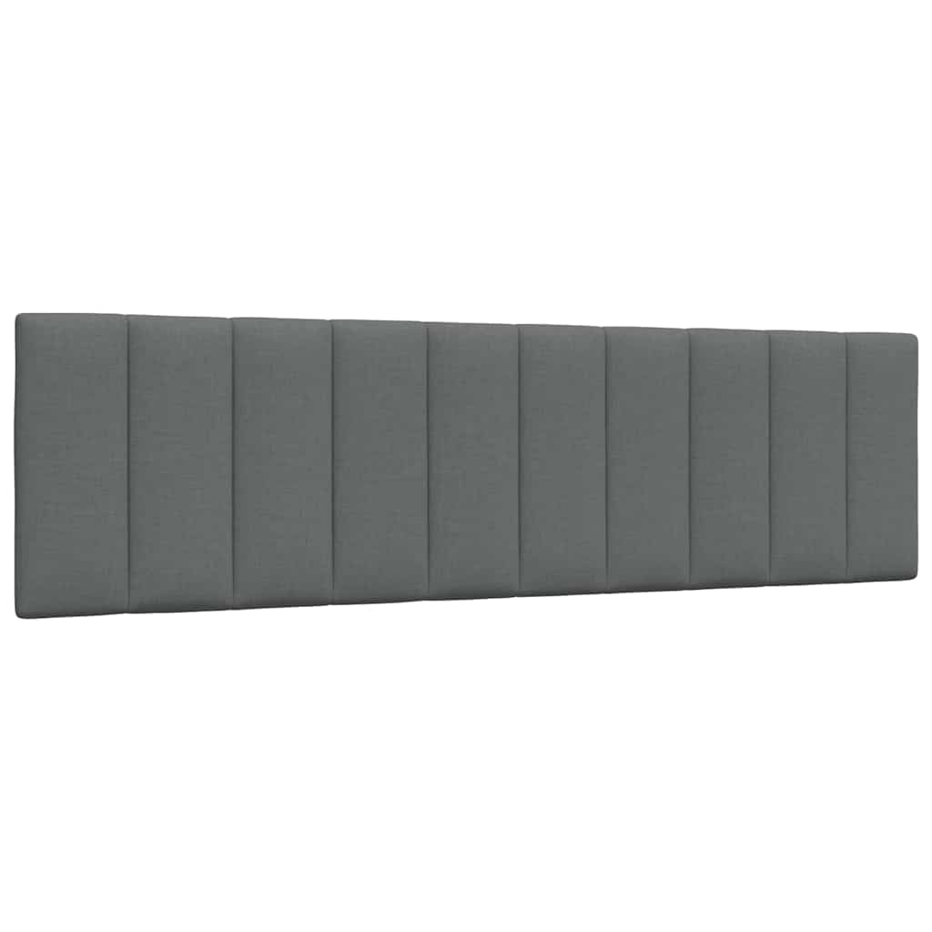 Almofadão de cabeceira hanko 180 cm tecido cinzento-escuro