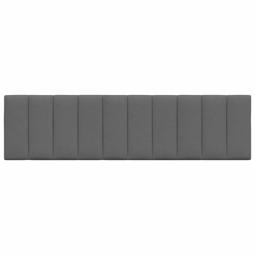 Almofadão de cabeceira hanko 180 cm tecido cinzento-escuro