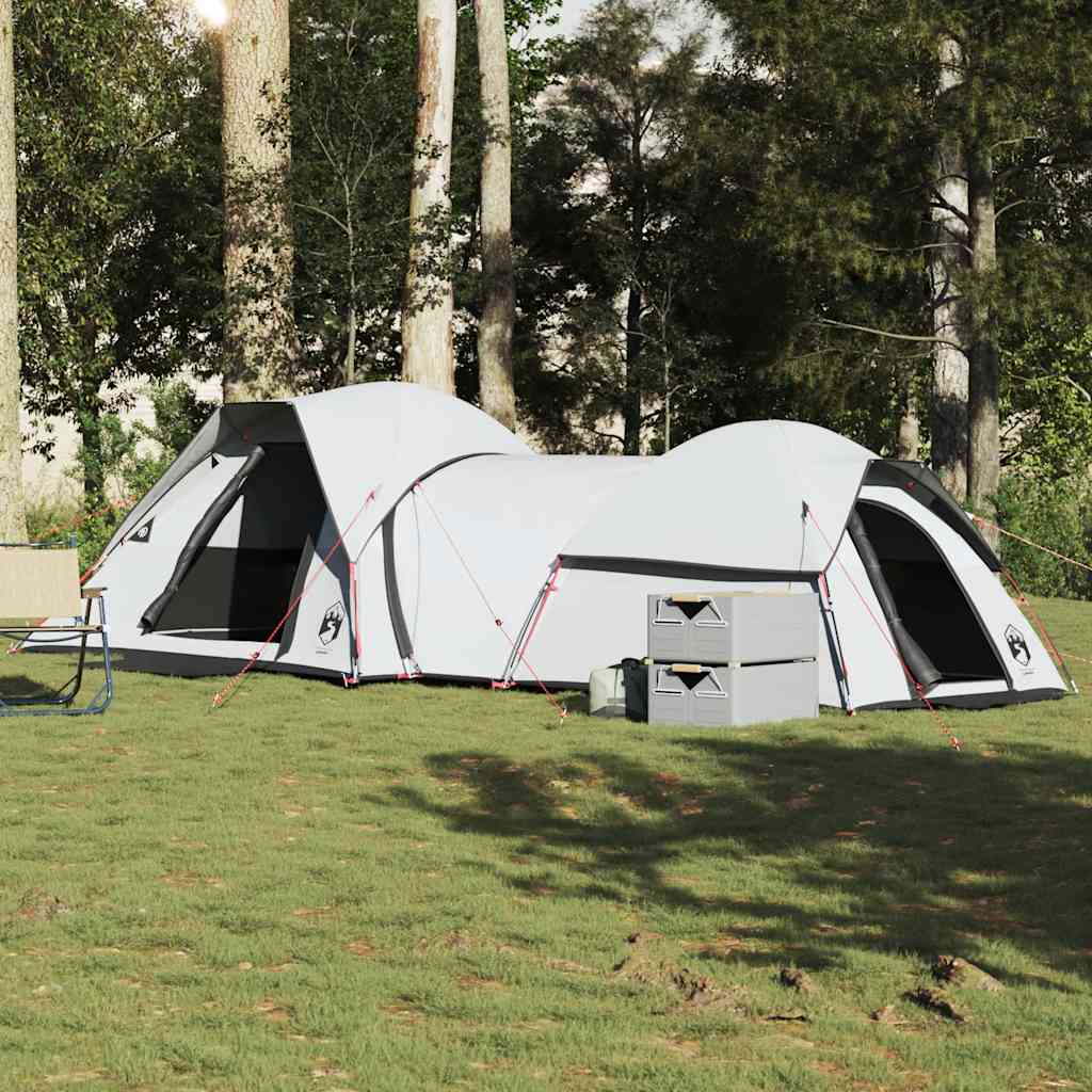 Tenda de campismo p/ 5 pessoas tecido opaco impermeável branco