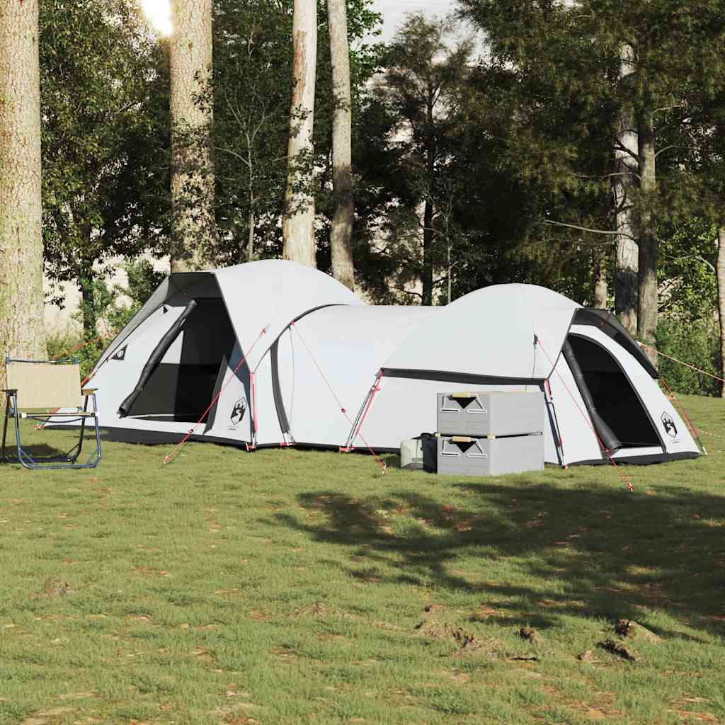 Tenda de campismo p/ 5 pessoas tecido opaco impermeável branco