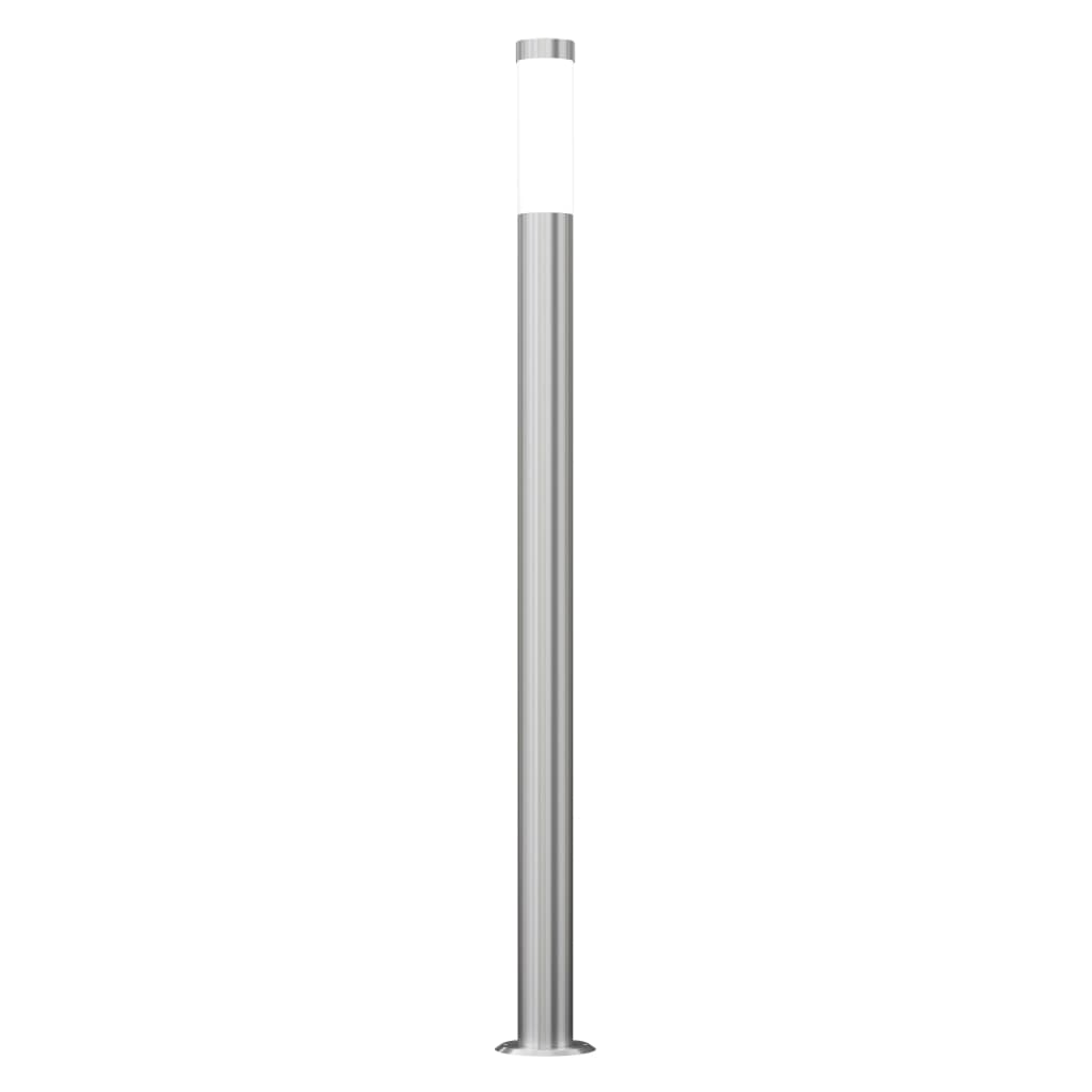 Rvs candeeiro de pé e27 230v, 3 pçs