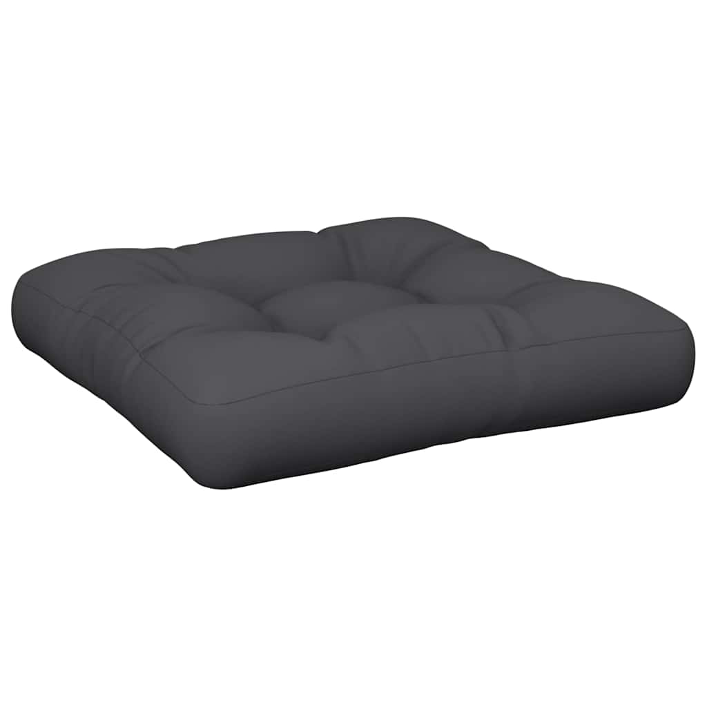 Almofadões de paletes 2 pcs tecido preto