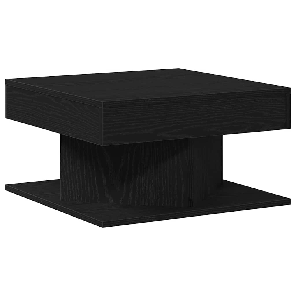 Mesa de centro carvalho preto 57 x 57 x 30 cm