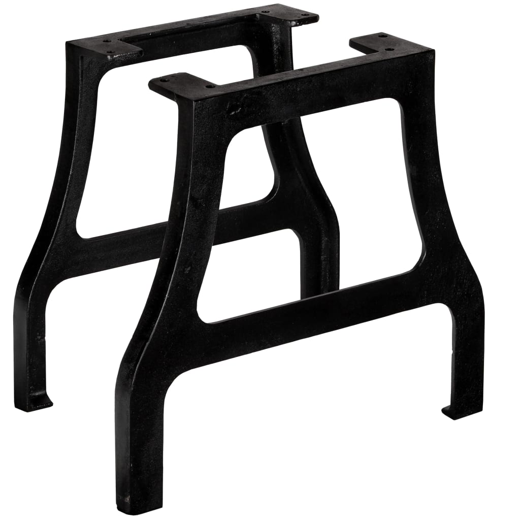 Pernas para mesa de centro 2 pcs estrutura em a ferro fundido