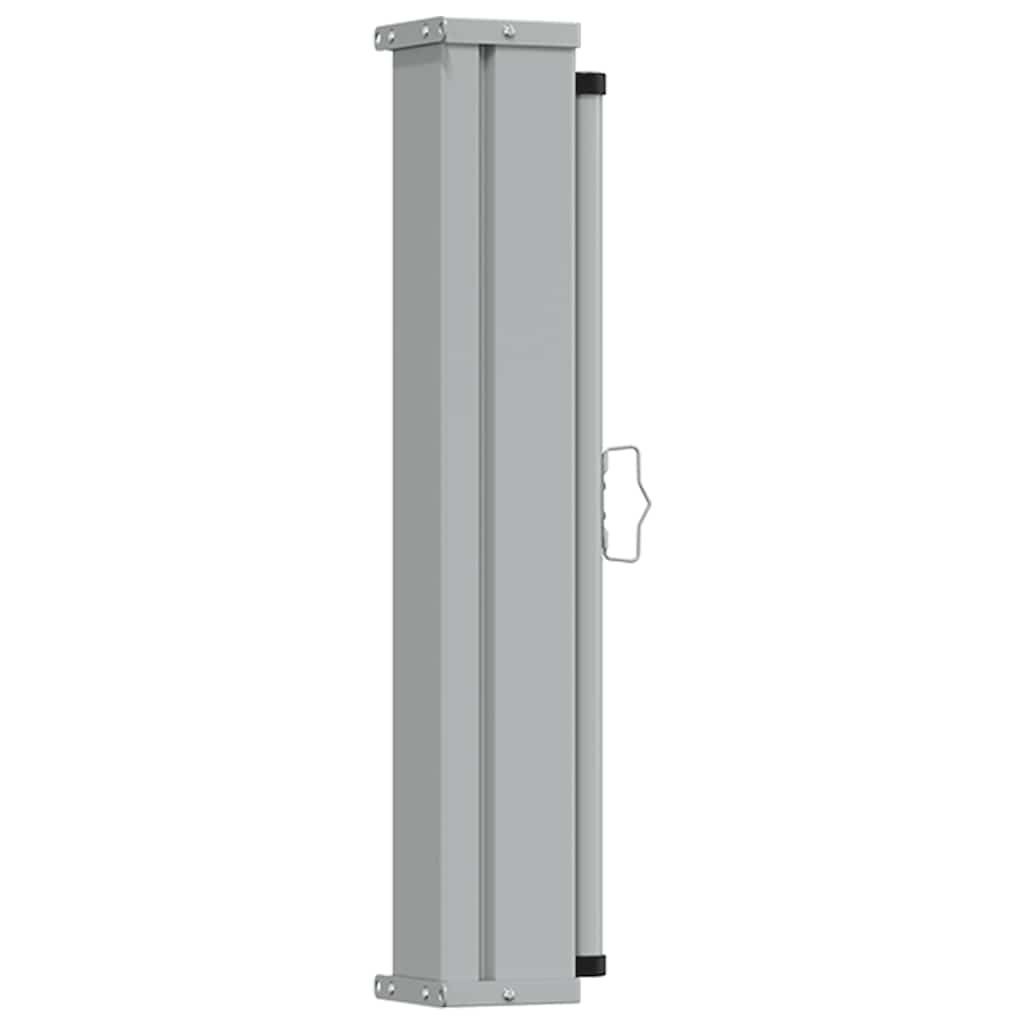 Toldo lateral retrátil para pátio 80x300 cm vermelho
