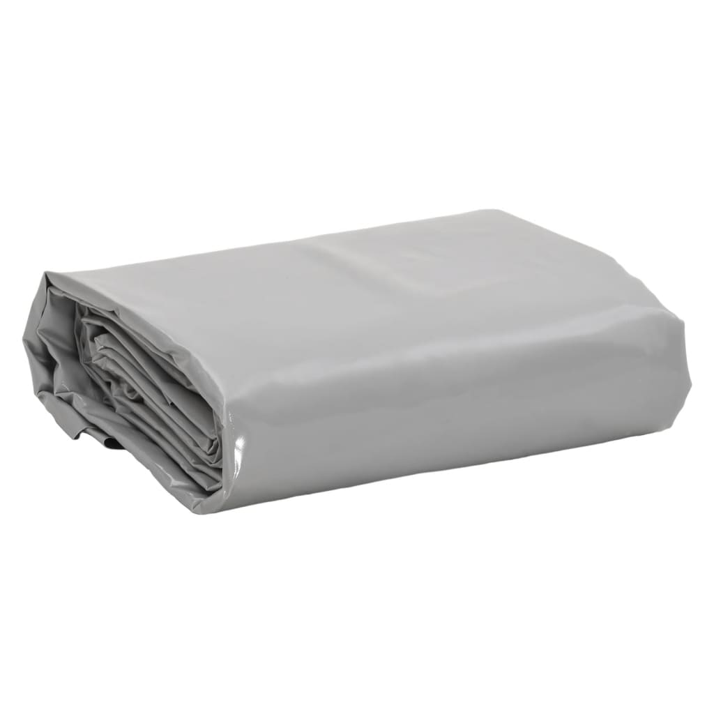 Lona 1x2,5 m 650 g/m² cinzento