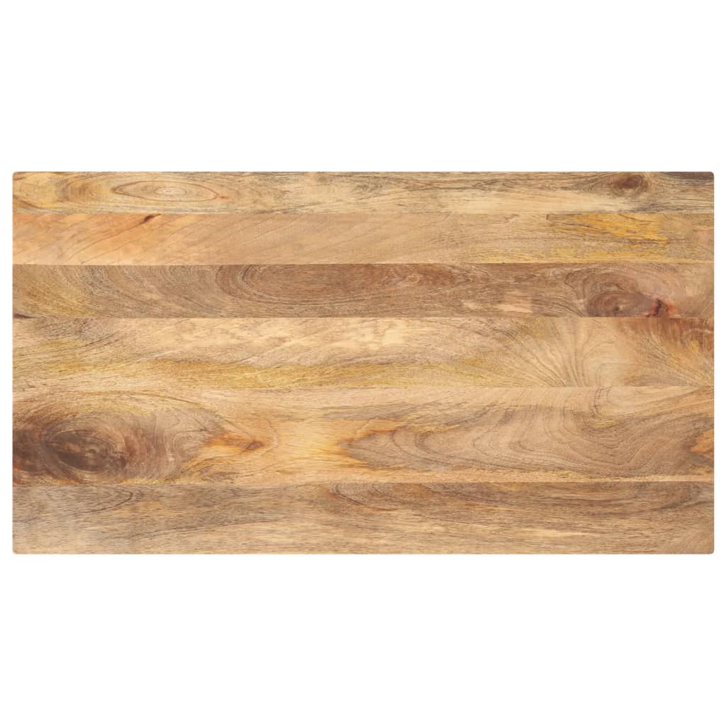 Tampo de mesa retangular 100x70x3,8 cm mangueira maciça
