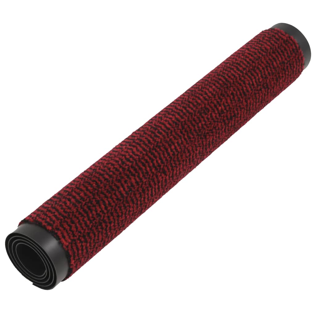 Tapete controlo pó retangular tufado 2pcs 60x90cm vermelho
