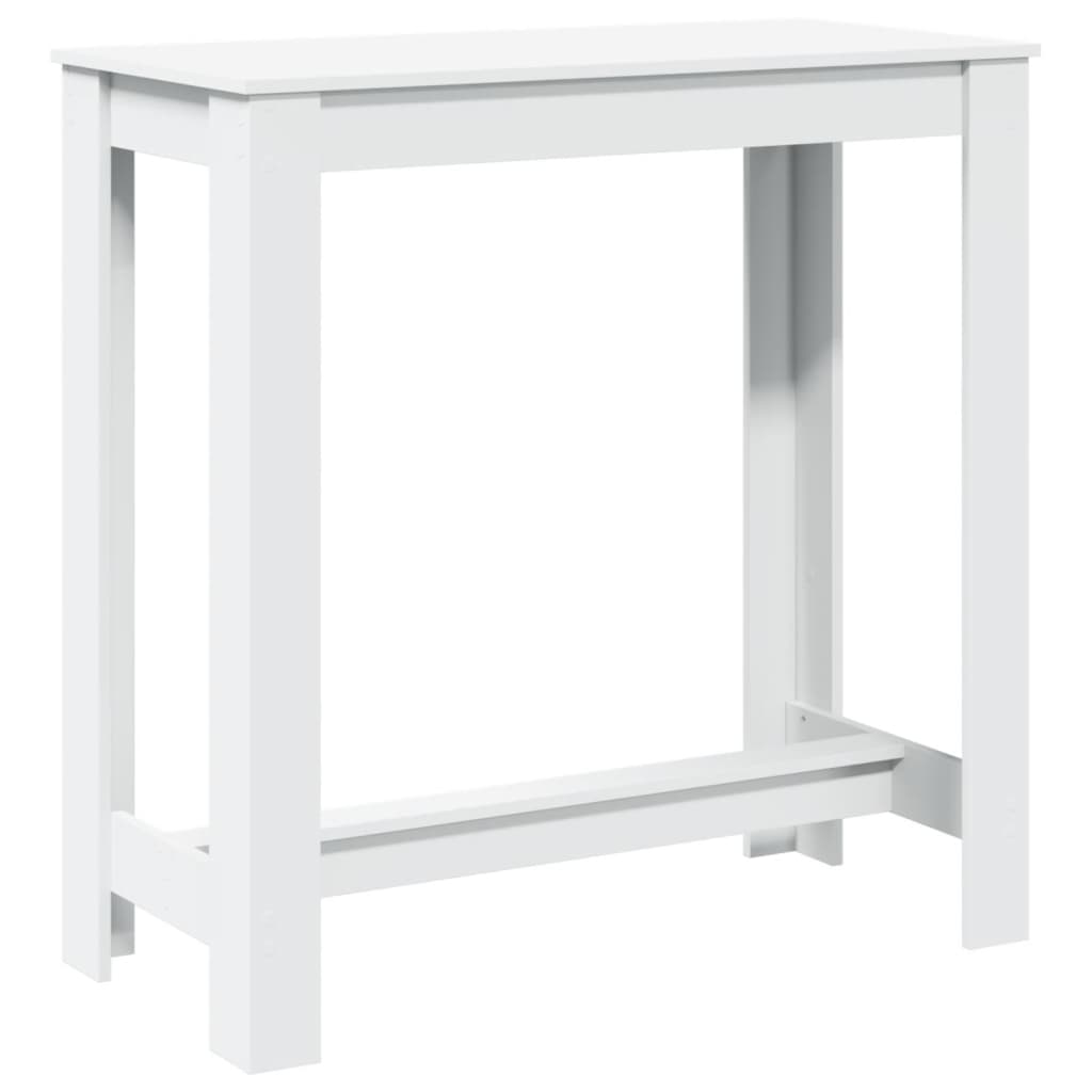 Mesa de bar 102x50x103,5 cm derivados de madeira branco