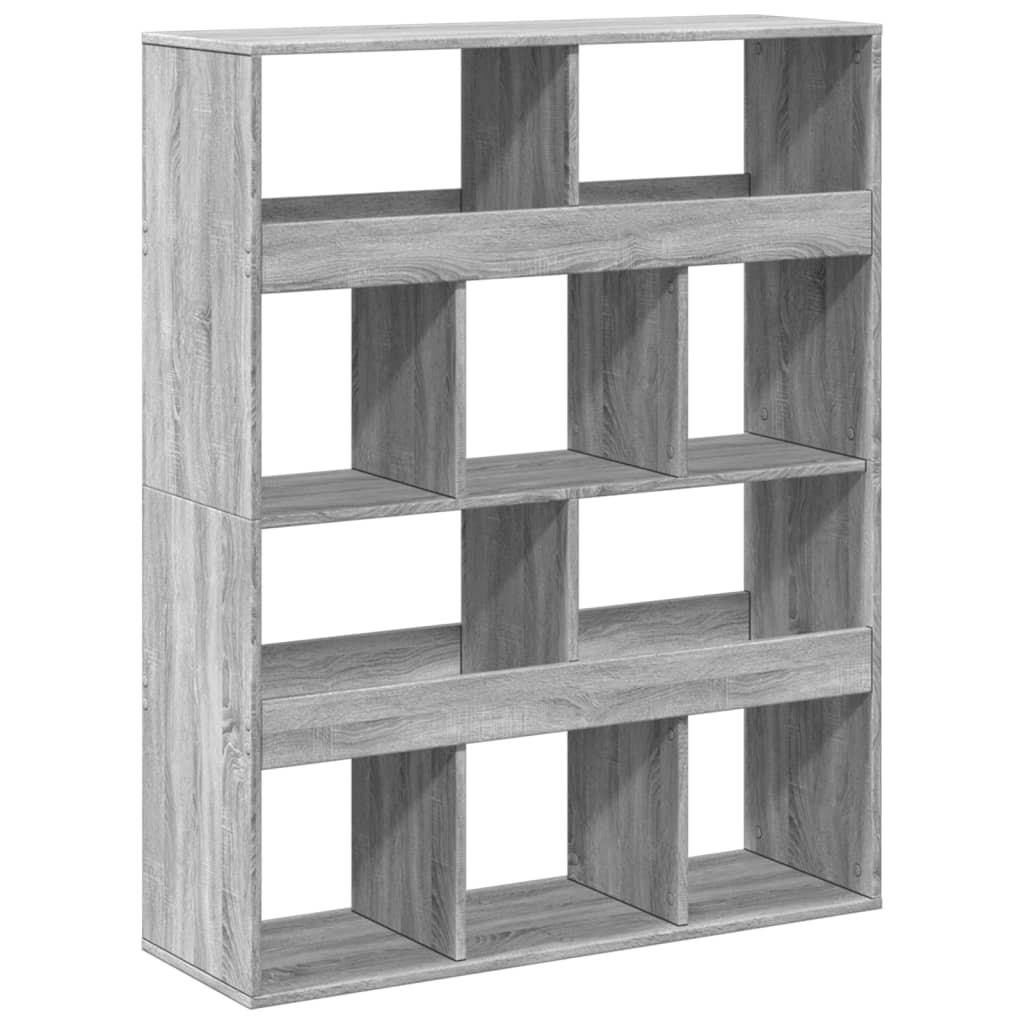 Divisória 100x33x125,5 cm derivados de madeira cinzento sonoma