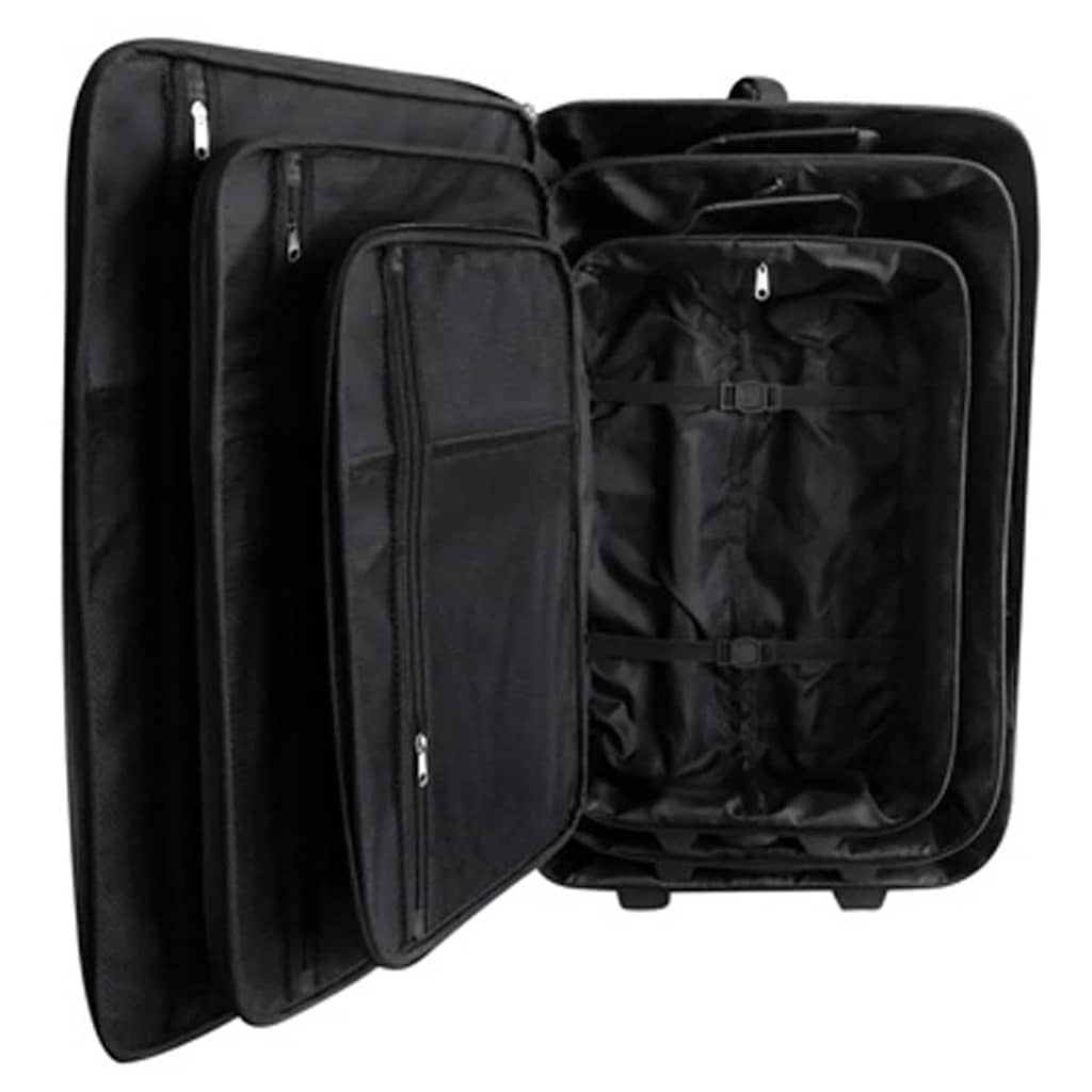 Conjunto malas de viagem 5 pcs preto