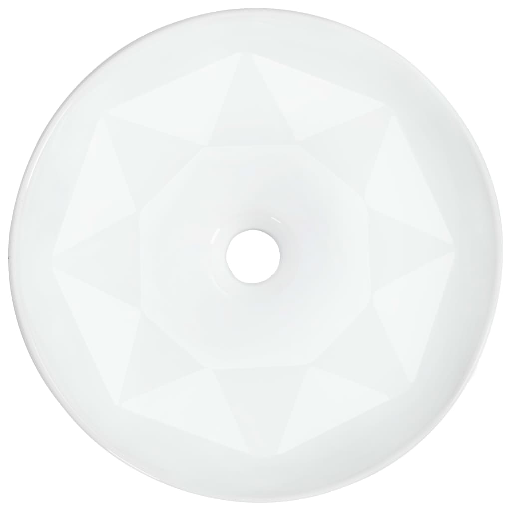 Lavatório 36x14 cm cerâmica branco