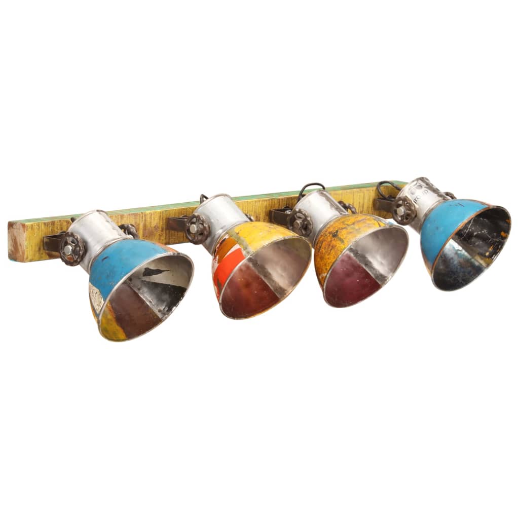 Candeeiro de parede industrial 90x25 cm e27 multicor