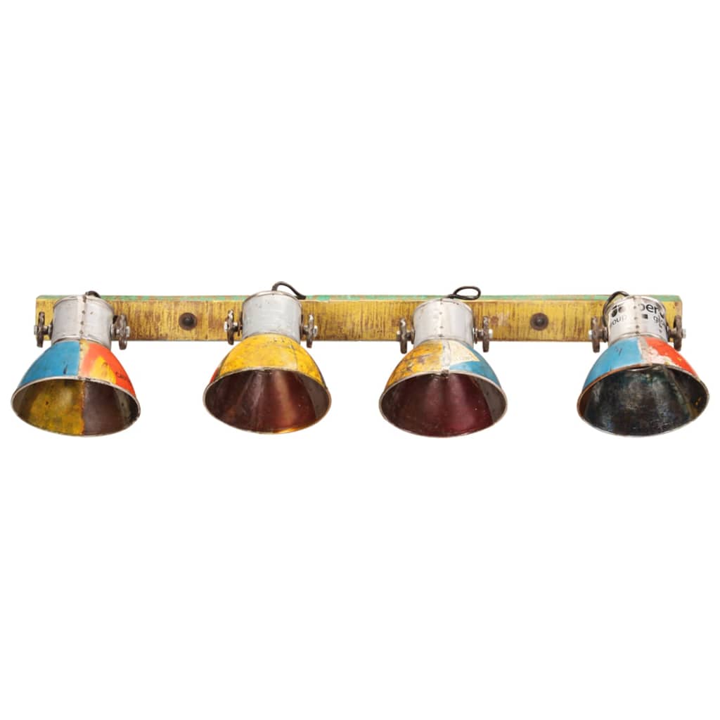 Candeeiro de parede industrial 90x25 cm e27 multicor