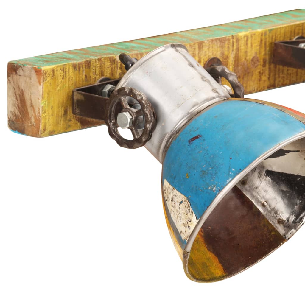 Candeeiro de parede industrial 90x25 cm e27 multicor
