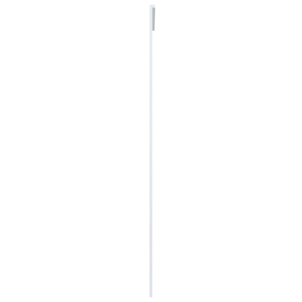 Porta deslizante em vidro esg e alumínio 90x205 cm branco