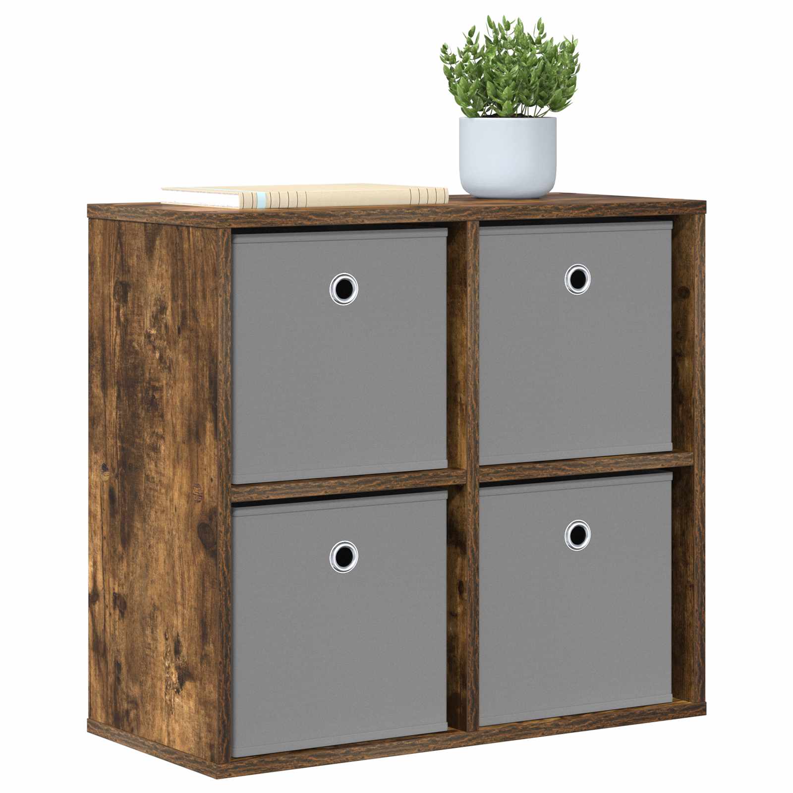 Buffet com gaveta carvalho defumado 59,5 x 27 x 57 cm