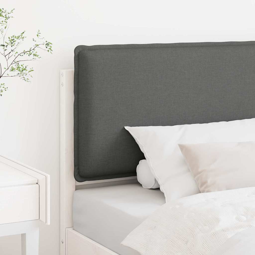 Cabeceira estofada com cabeceira branco e cinza claro 80 cm
