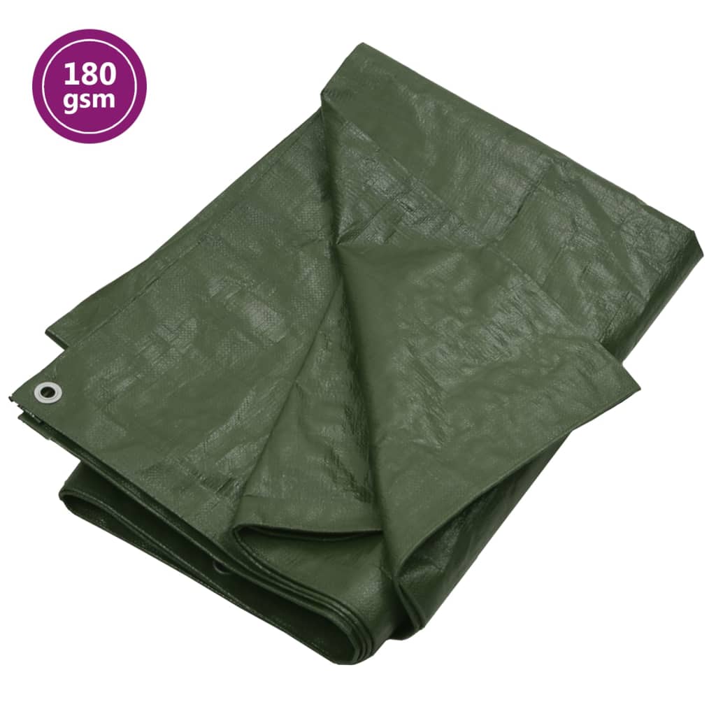 Lona 180 g/m² 6x6 m pead verde