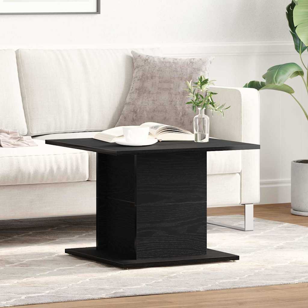 Mesa de centro carvalho preto 55,5 x 55,5 x 40 cm