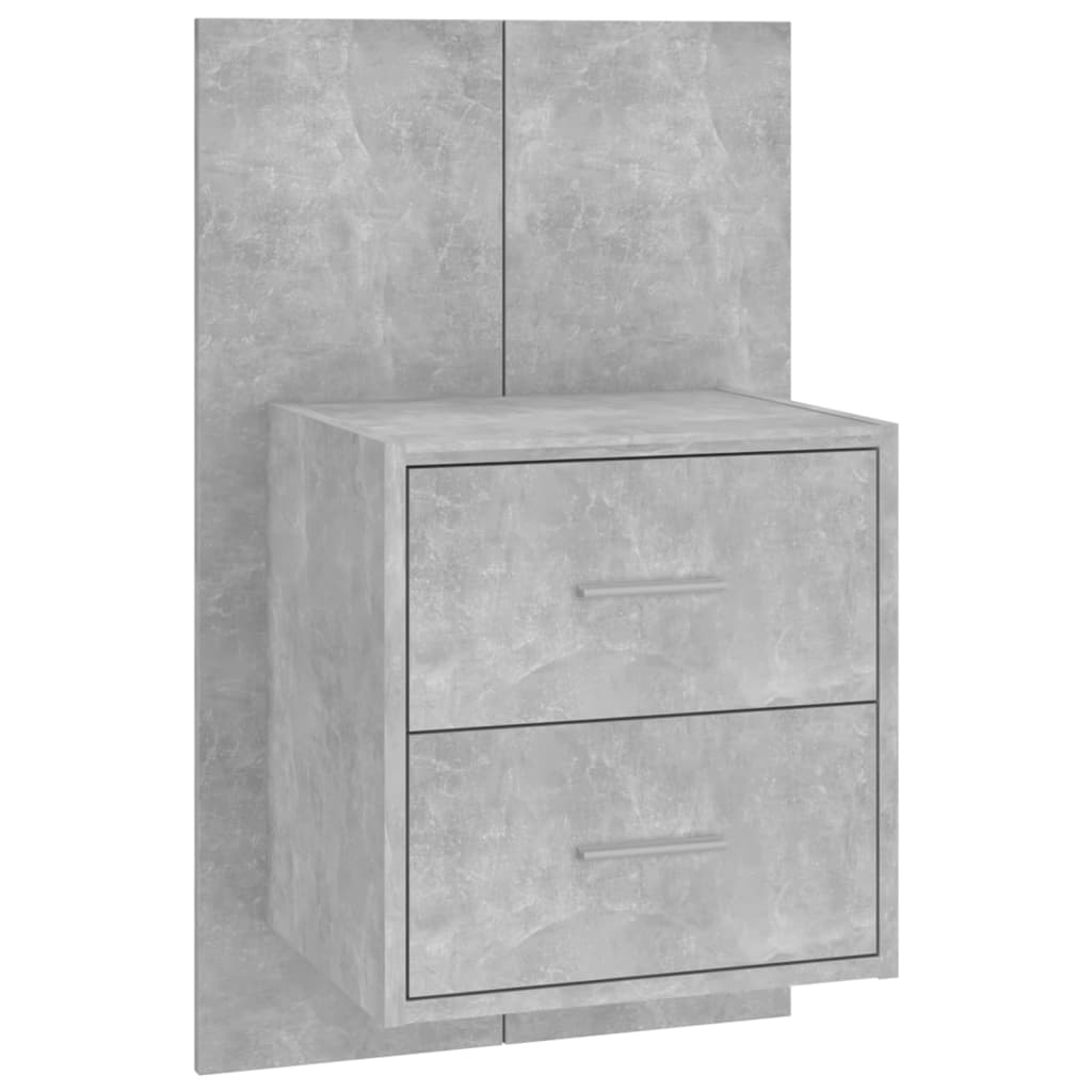 Mesa de cabeceira montagem na parede cinzento cimento