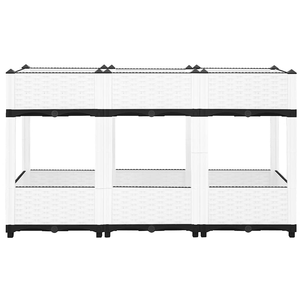 Canteiro elevado 120x40x71 cm polipropileno