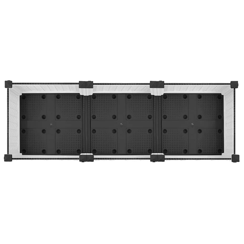 Canteiro elevado 120x40x71 cm polipropileno
