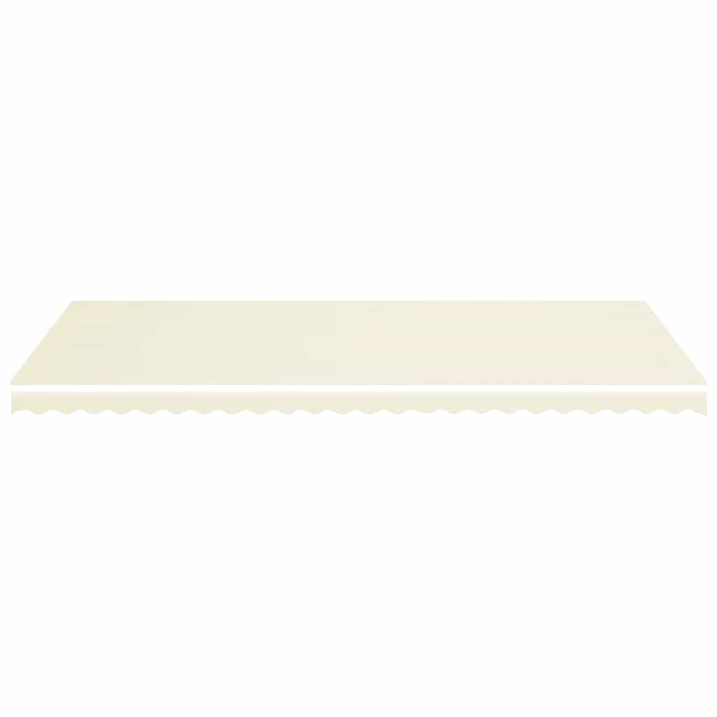Tecido de substituição para toldo creme 600x350 cm poliéster