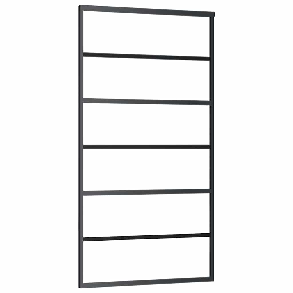 Porta deslizante c/ conj ferragens 102x205cm vidro esg/alumínio