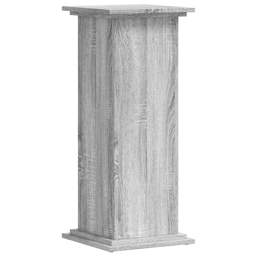 Suporte p/ plantas 33x33x80 cm derivados madeira cinza sonoma