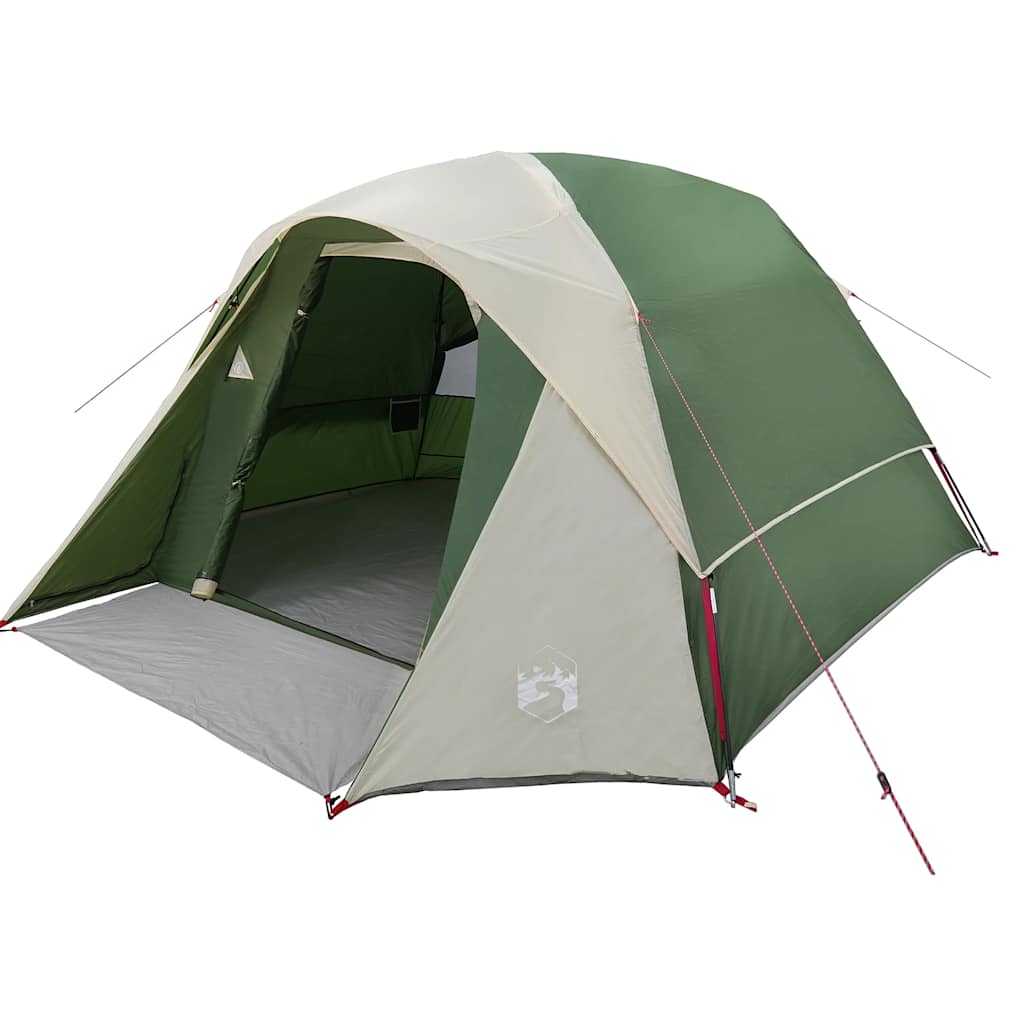 Tenda de campismo cabana para 4 pessoas impermeável verde