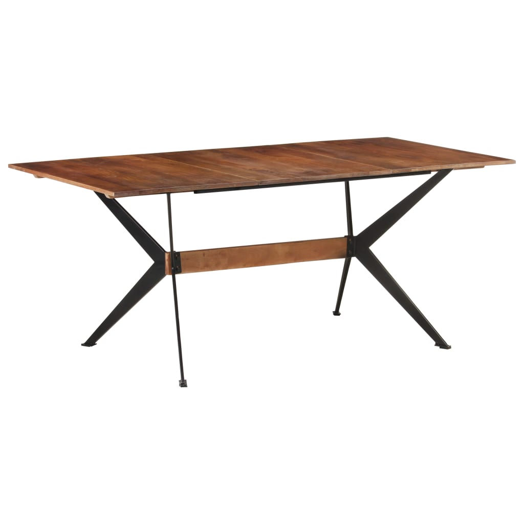 Mesa de jantar 180x90x76 cm madeira de mangueira maciça