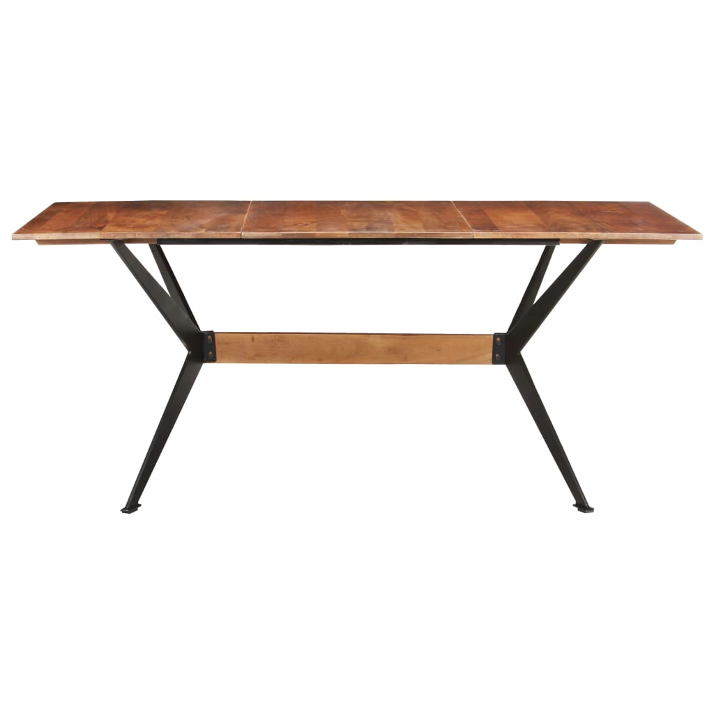 Mesa de jantar 180x90x76 cm madeira de mangueira maciça