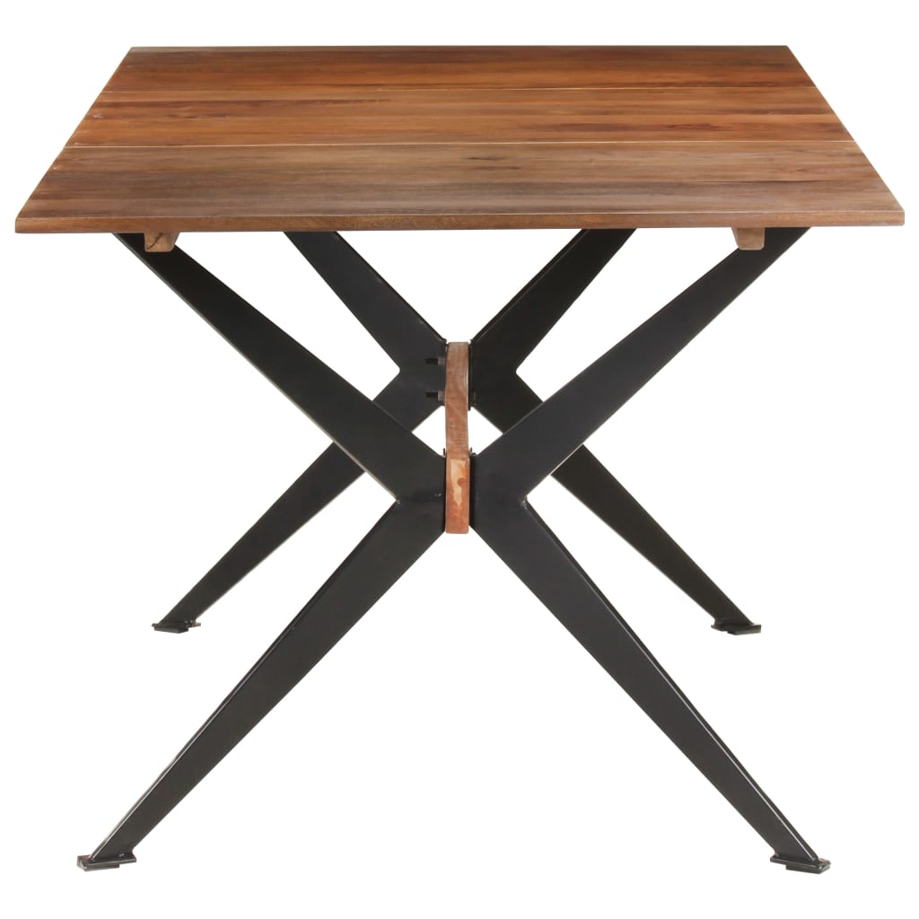 Mesa de jantar 180x90x76 cm madeira de mangueira maciça