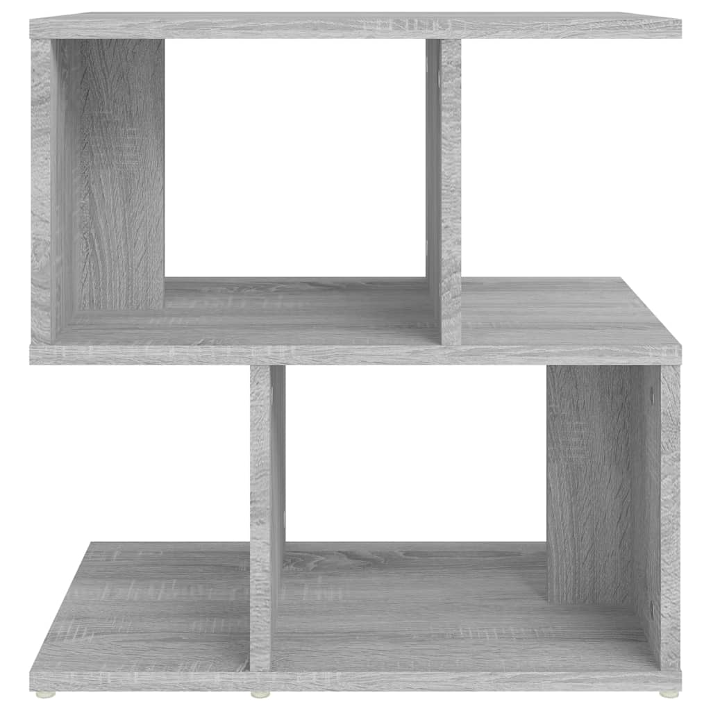 Mesa cabeceira 50x30x51,5 cm derivados madeira cinzento sonoma