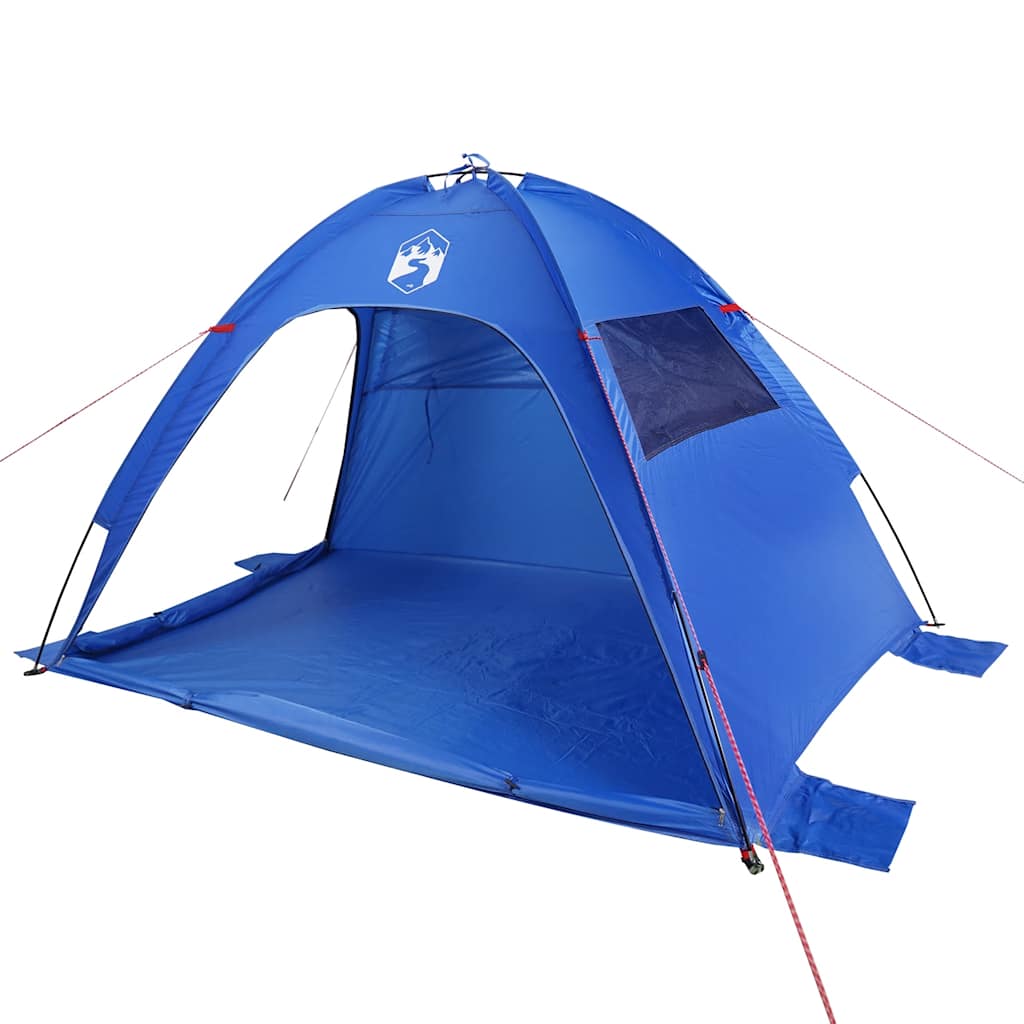 Tenda de praia impermeável azul ciano