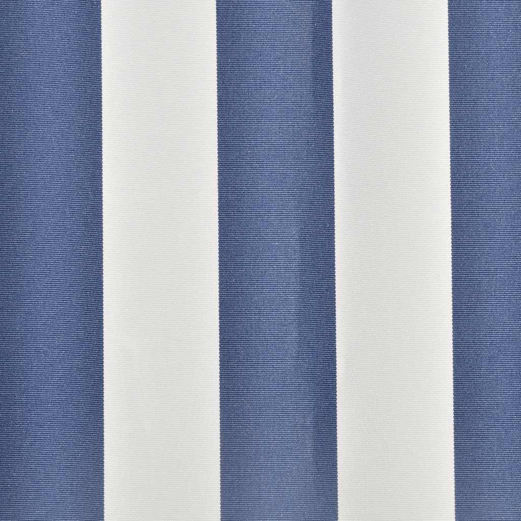 Tecido de substituição para toldo azul e branco 350x250 cm poliéster