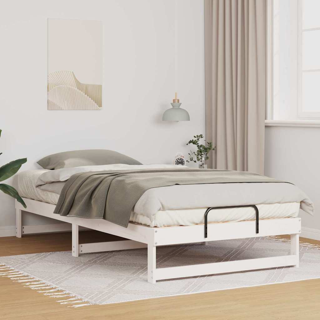 Estrutura da cama branco 100 x 210 cm