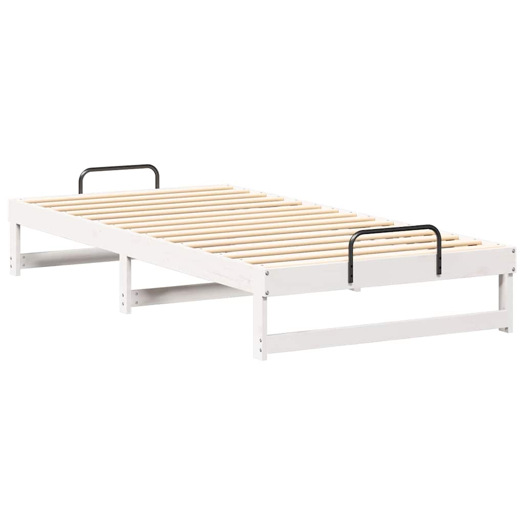 Estrutura da cama branco 100 x 210 cm