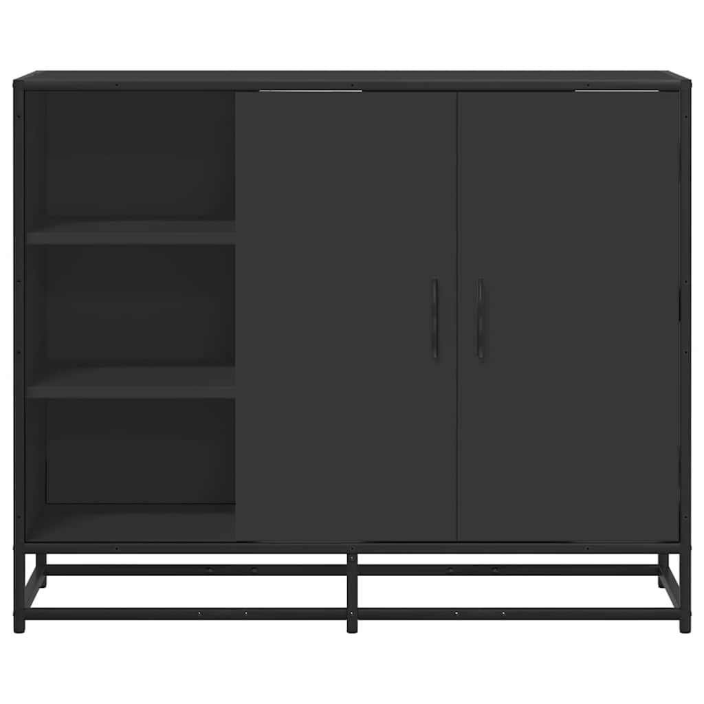 Aparador 92x35x76 cm derivados de madeira preto
