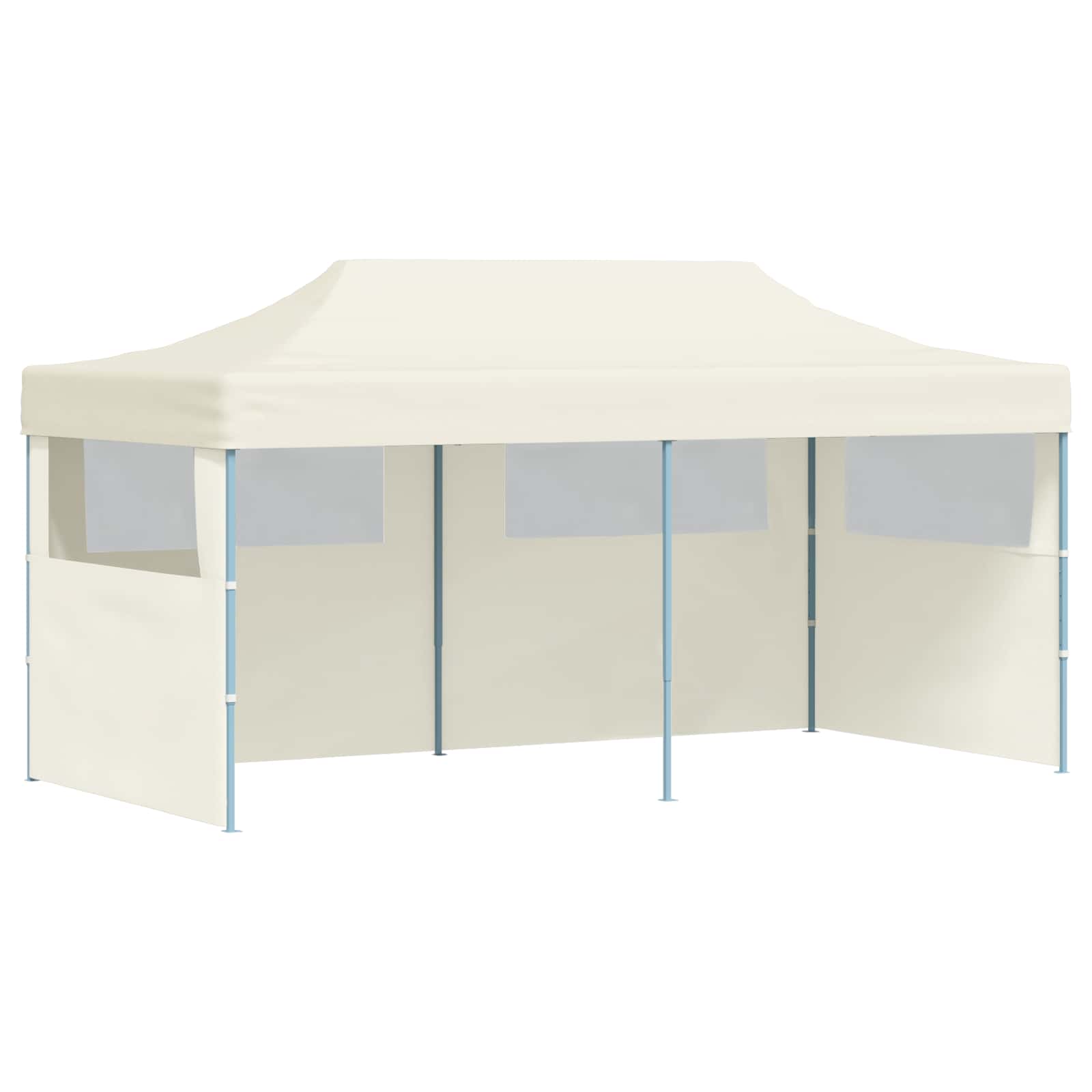 Tenda de festa creme 291 x 580 x 315 cm tecido oxford