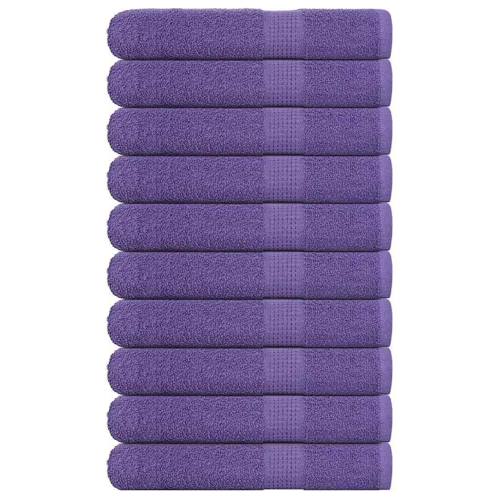 Toalhas de sauna frogn 10 pcs 80x200 cm 360 g/m² roxo