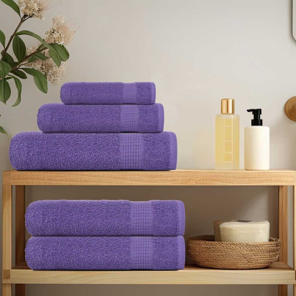 Toalhas de sauna frogn 10 pcs 80x200 cm 360 g/m² roxo