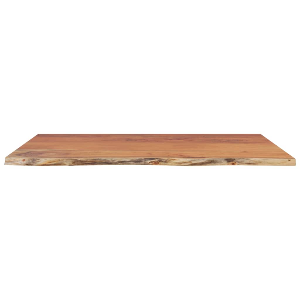 Bancada de casa de banho retangular 110x60x3,8 cm acácia maciça