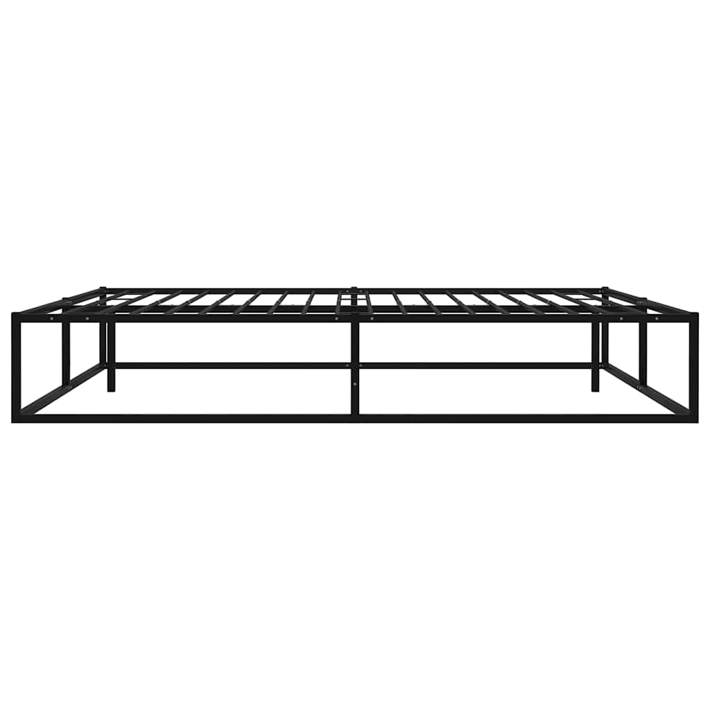 Estrutura de cama 160x200 cm metal preto