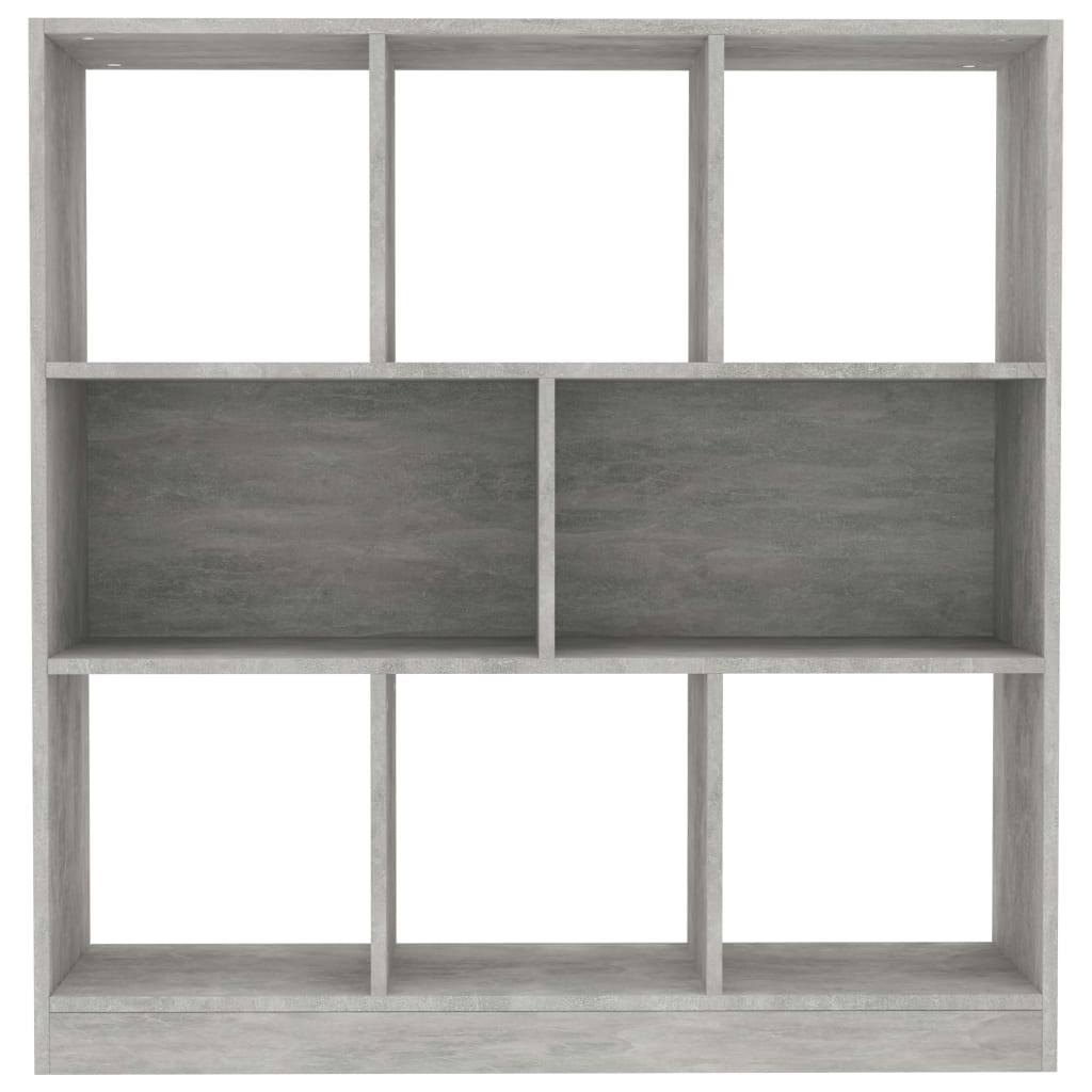 Estante 97,5x29,5x100 cm derivados de madeira cinzento cimento