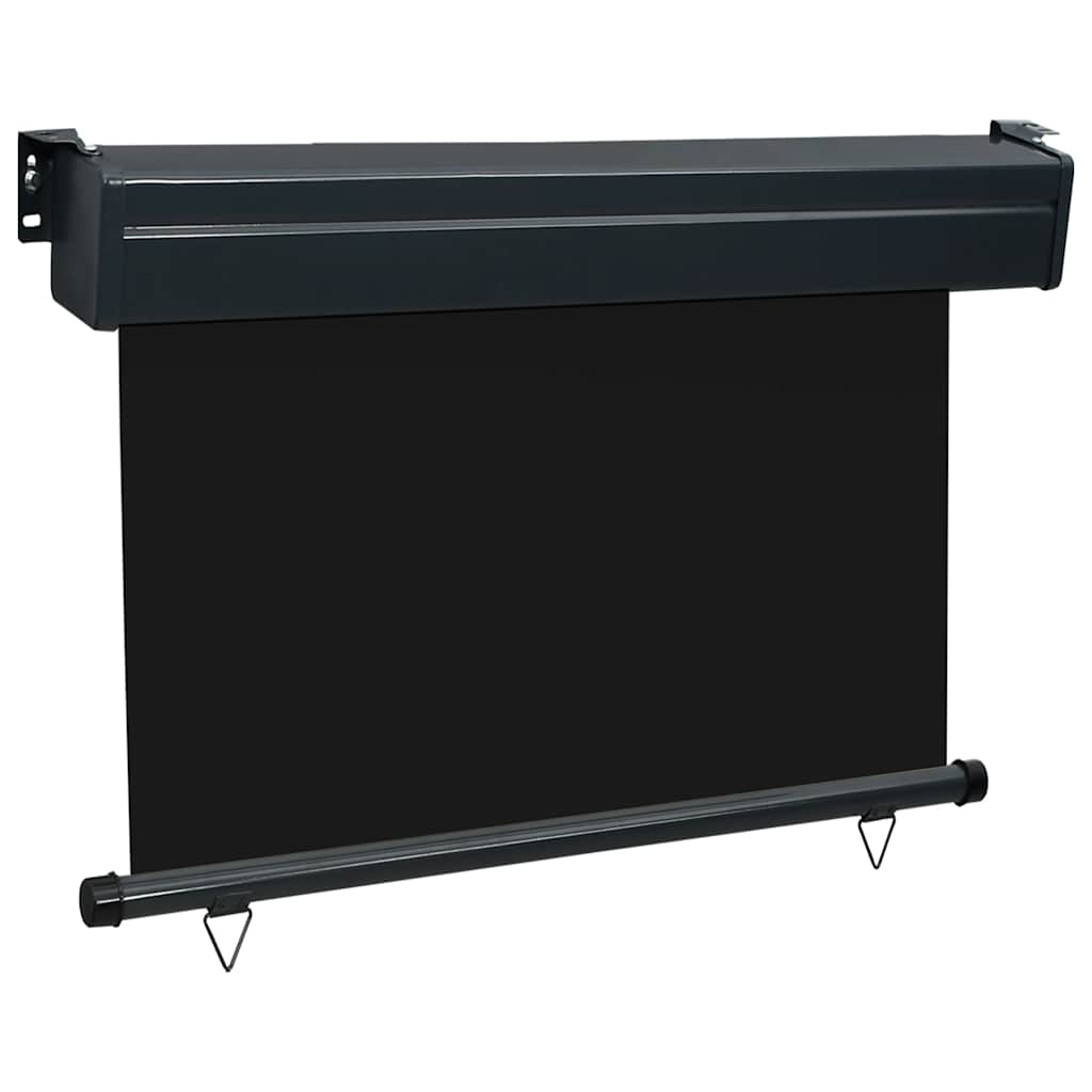 Toldo lateral para varanda 100x250 cm preto