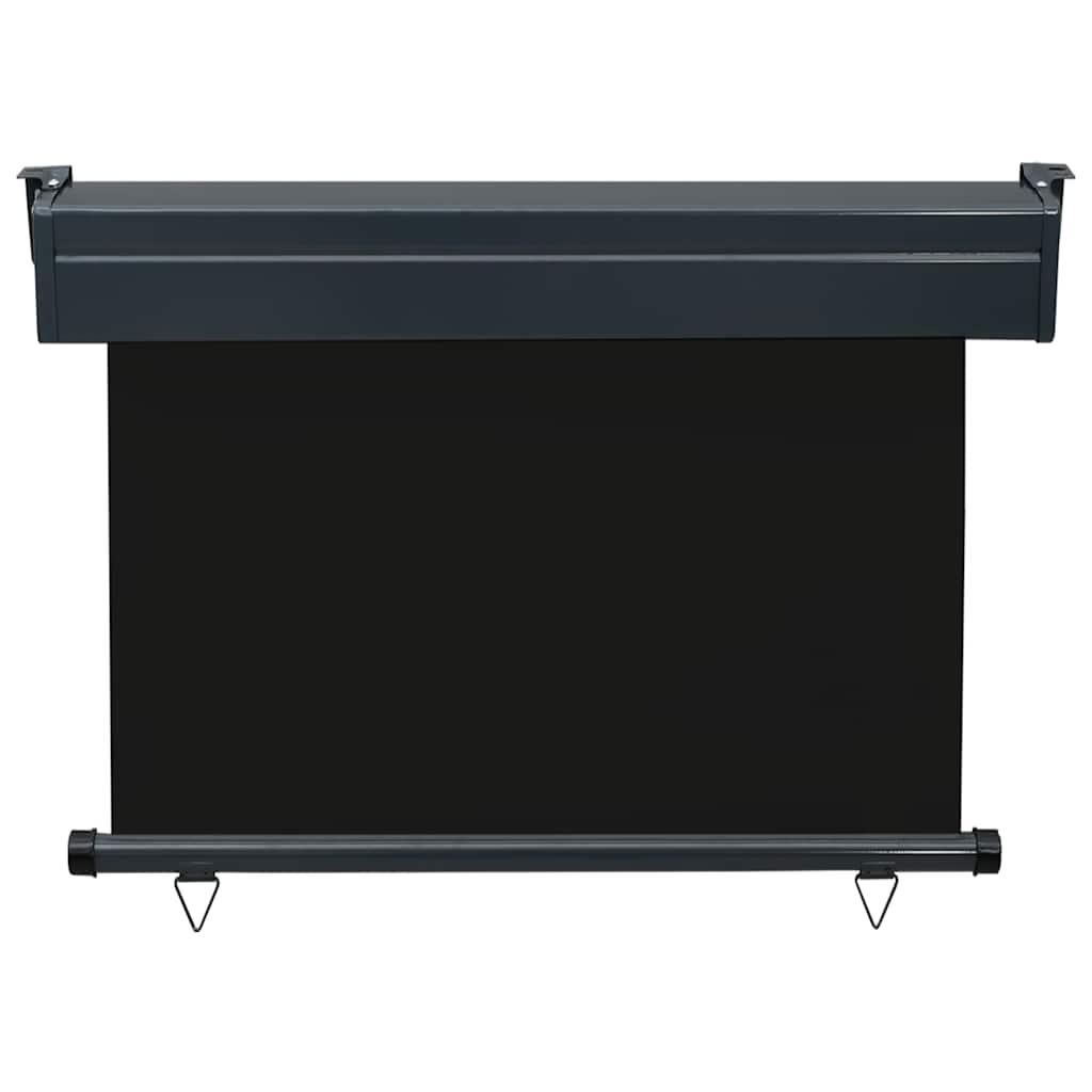 Toldo lateral para varanda 100x250 cm preto