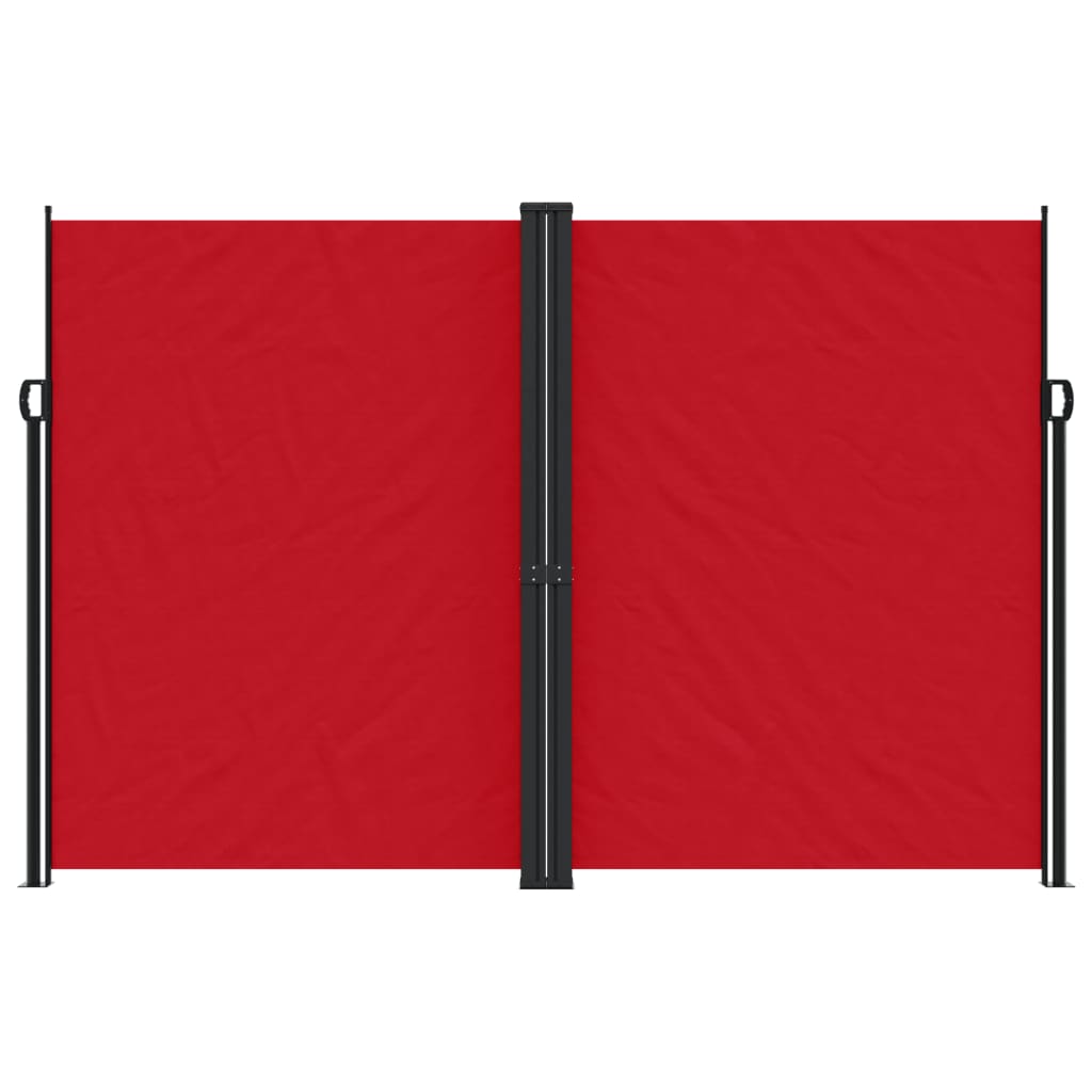Toldo lateral retrátil 220x1200 cm vermelho
