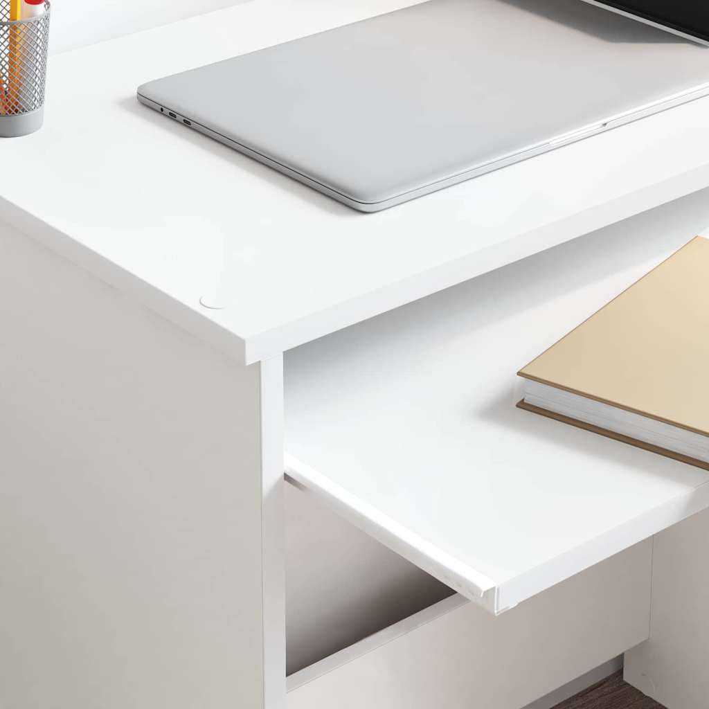 Mesa branco derivados de madeira 120,5 x 44 x 88,5 cm